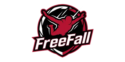freefall logo fondo negro